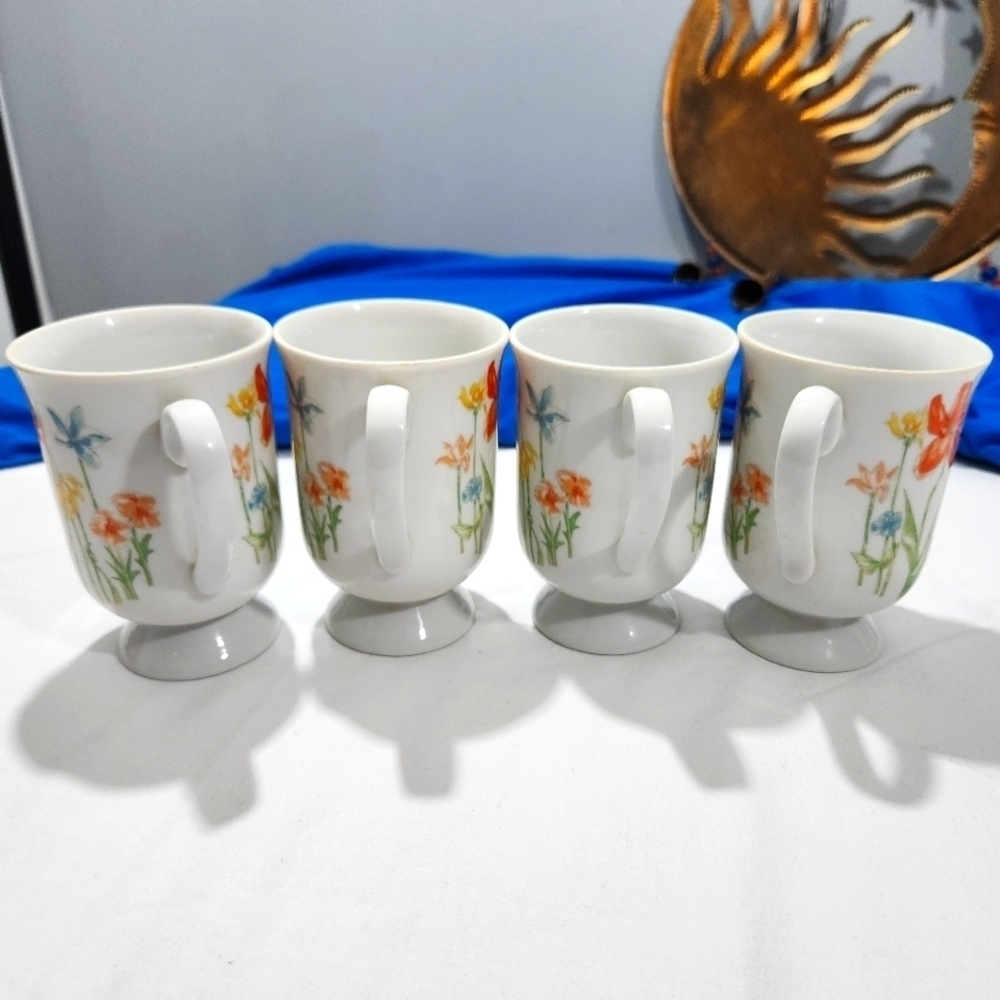 Tivoli Tuscany Mugs Fine China Made in Japan Wildflowers Floral Coffee Tea or Me - Picture 13 of 17
